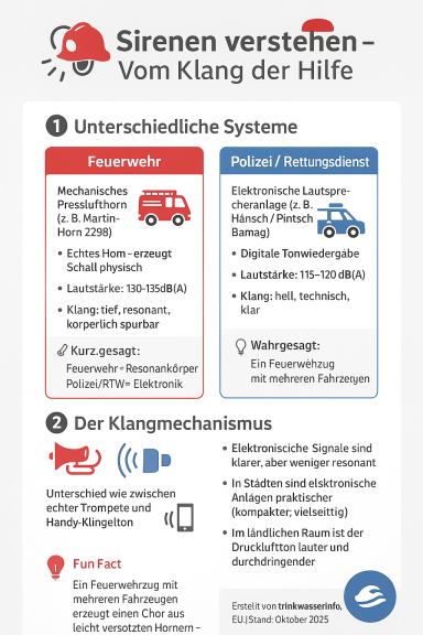 Information über Sirenentöne und ihre Bedeutung für Notfallwarnungen.